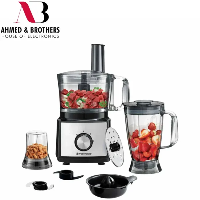 WestPoint Food Processor 9 in 1 Black Colour, WF-8815