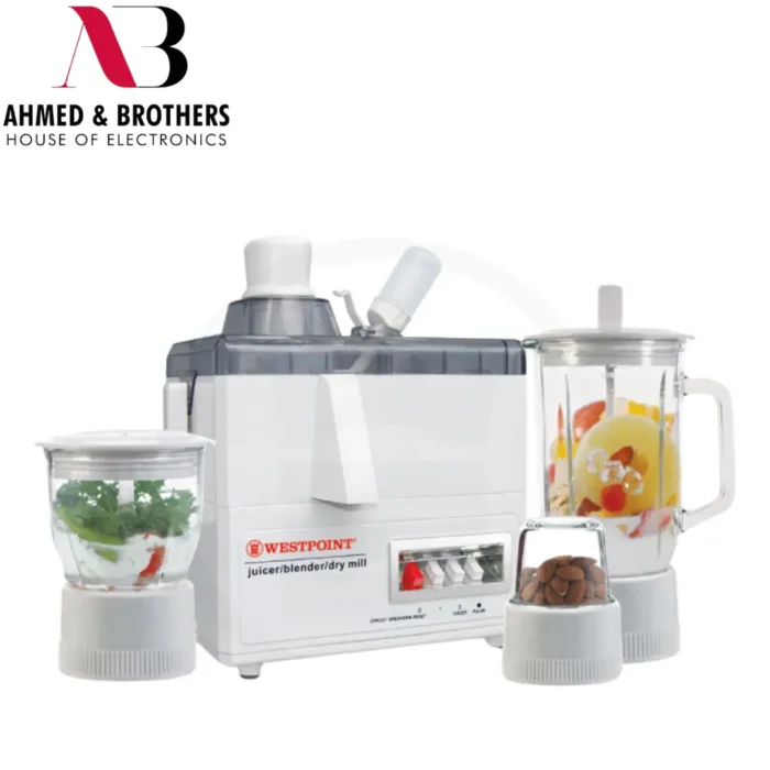 WestPoint Juicer, blender, dry & chopper mill (4 in1) WF-8814